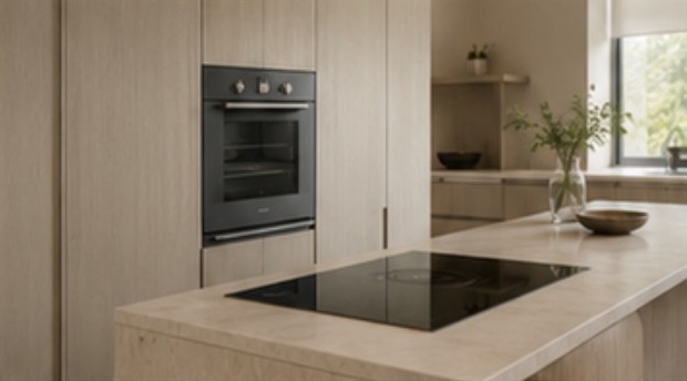 Gaggenau or Miele. European appliances in the dry kitchen. Bosch in the wet kitchen.